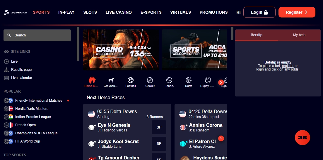 36Vegas Casino